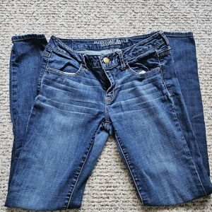 American Eagle Outfitters Blue Skinny Jeans